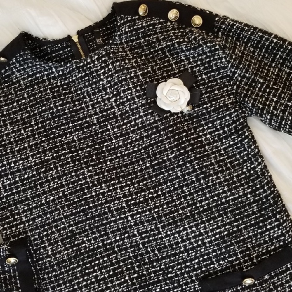 NWT ZARA TWEED MINI DRESS - Picture 4 of 6
